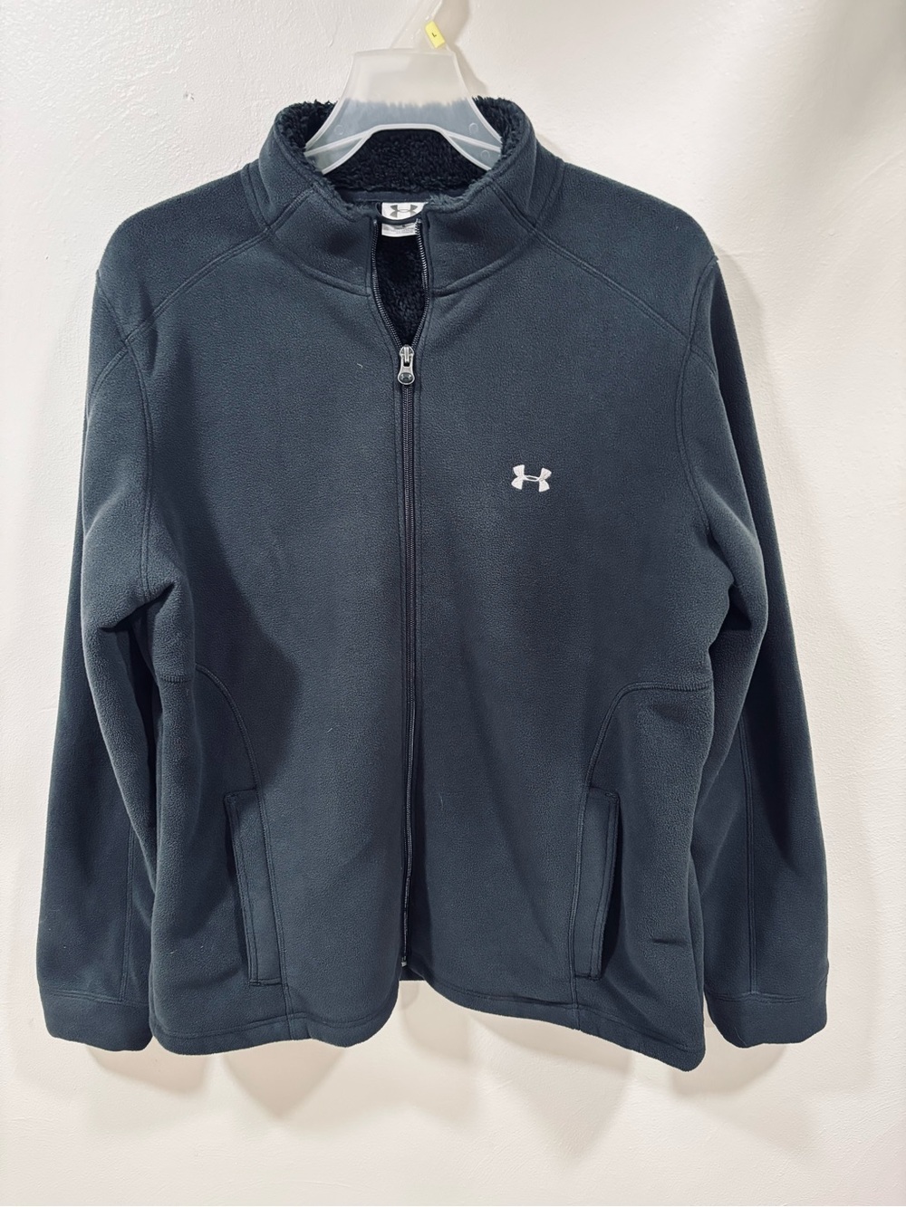 Under Armour Adult' Black Full-Zip Fleece Jacket